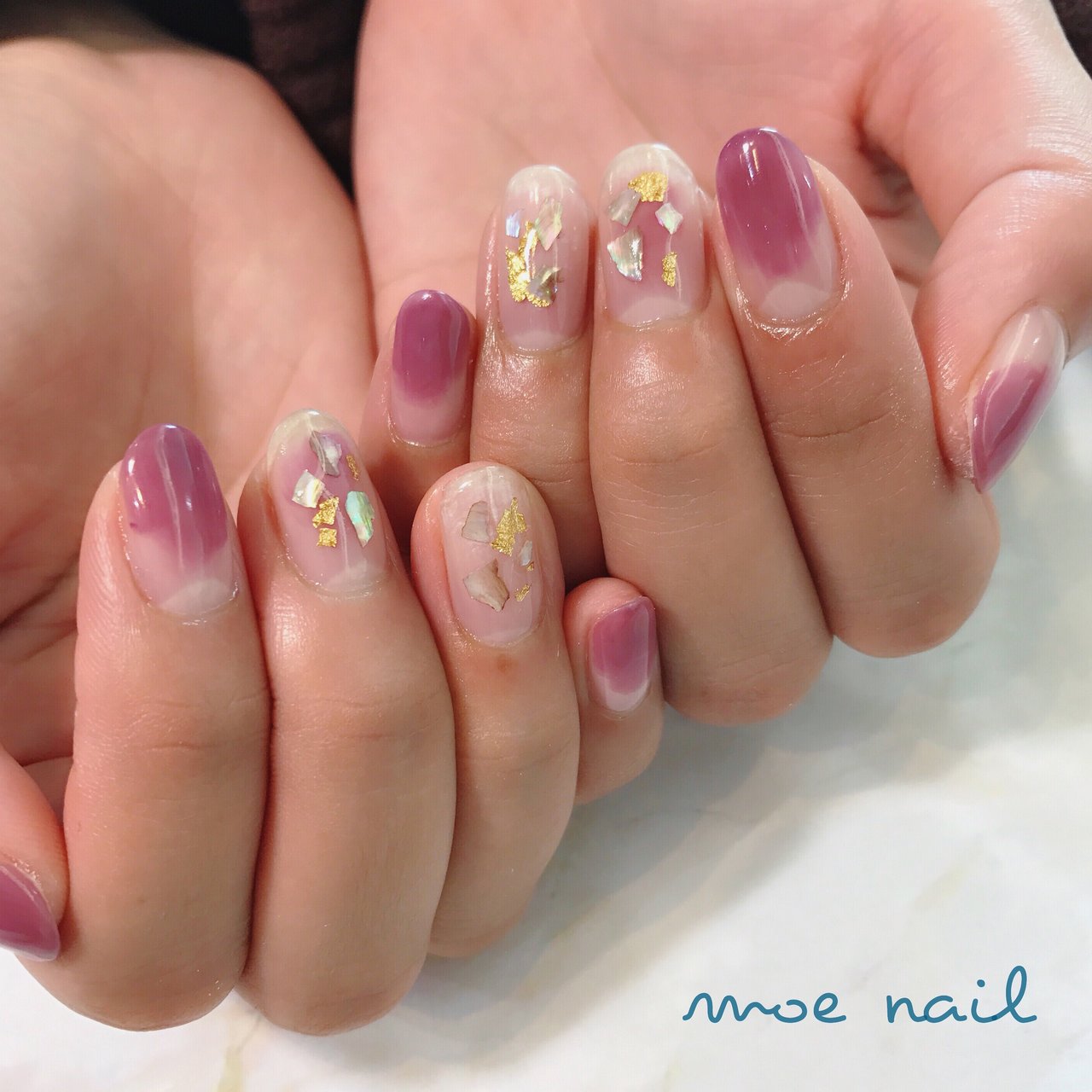 秋 冬 ハロウィン オフィス ハンド M O E Nailのネイルデザイン No ネイルブック