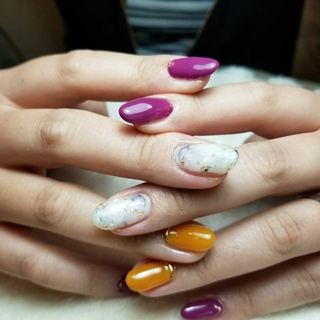 秋 冬 デート 女子会 ハンド Candy Nailのネイルデザイン No ネイルブック