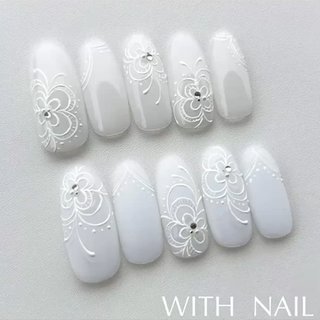 アイシングレースnail*° ・ “mary”art

┈┈┈┈┈┈┈┈┈┈ ・

#pr#nailbookプリアンファサポーター#プランタンシリーズ#卒業式ネイル#プリジェル

@pregel.jp @preanfaofficial 

2/23発売【プランタンシリーズ】
・976ゆきどけホワイト

・ライナーホワイト

使用

┈┈┈┈┈┈┈┈┈┈ ・

《JR和歌山駅徒歩4分》
❁駐車場あり🅿️
❁定額制サロン
❁マシンを使用せず手技のみで丁寧・痛みの少ない施術◎
❁InstagramコメントやDMメッセージ予約不可
　ご予約・問い合わせ・求人募集はプロフィール　　　　
　URLのネイルブックからお願いします💅

・
#3月#3月ネイル#4月#4月ネイル 
#ブライダル#春ネイル#春ネイル2025
#フラワー#フラワーネイル
#アイシング#アイシングネイル
#レース#レースネイル
#アイシングレース#アイシングレースネイル
#ホワイト#シアー
#大人可愛い#大人可愛いネイル#大人
#和歌山市ネイル#和歌山市ネイルサロン
#WITHNAIL#WITHNAIL和歌山
#nailbook_fan #やり方動画 #howto#howto動画 #春 #オールシーズン #ブライダル #パーティー #ハンド #パール #レース #アイシング #大人 #オーバル #ホワイト #ジェルネイル #ネイルチップ #mary #ネイルブック