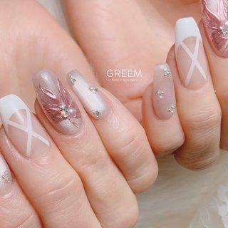 サイズオーダーネイルチップNo.10 地雷系 量産系 ゆめかわ系 綺麗系  