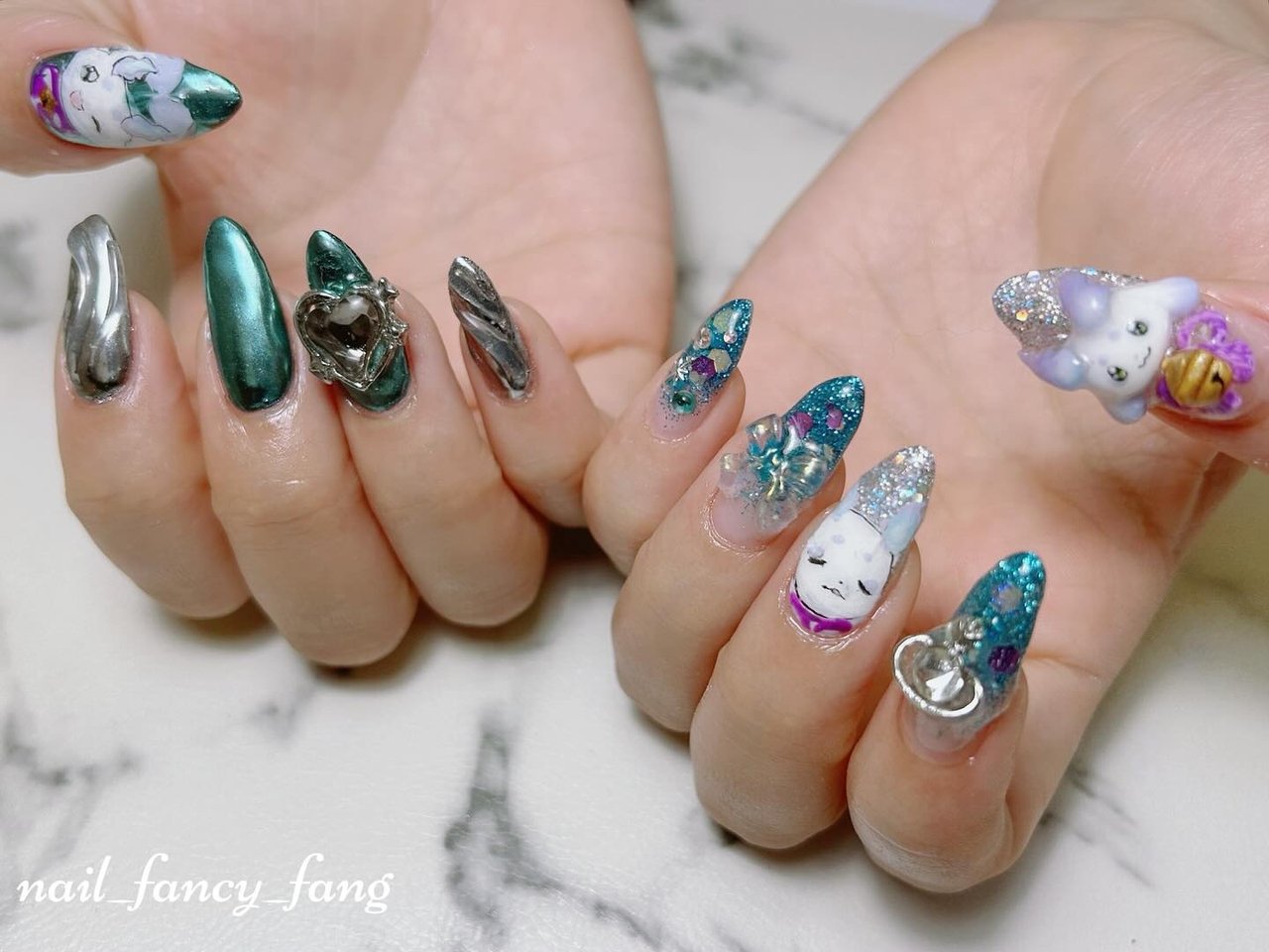 ライブ/女子会/ハンド/概念ネイル/痛ネイル - nail_fancy_fangのネイル