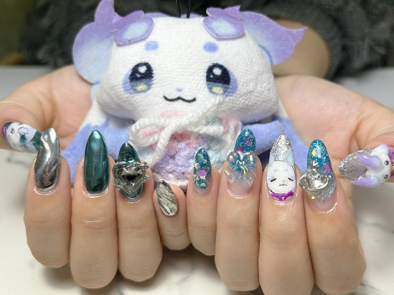 ライブ/女子会/ハンド/概念ネイル/痛ネイル - nail_fancy_fangのネイル