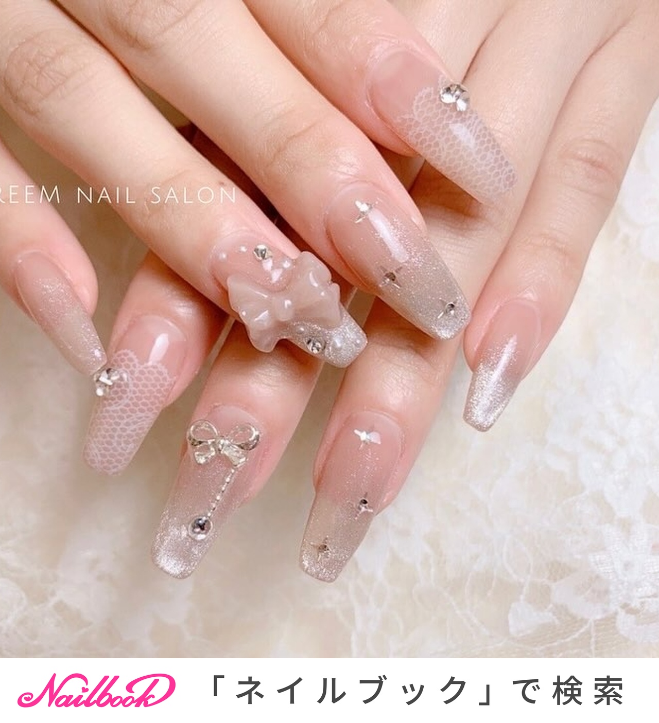 2025年】新着順｜レース/ワンホン/#マグネットグラデーション⁡のネイル