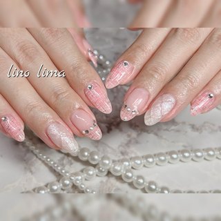 オーダー】キルティング ツイード シュガー ネイルチップ