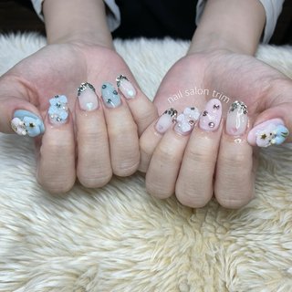 リトルツインスターズ！！LEDライト【爪化粧用】 リトルツインスターズのネイルデザイン｜ネイルブック