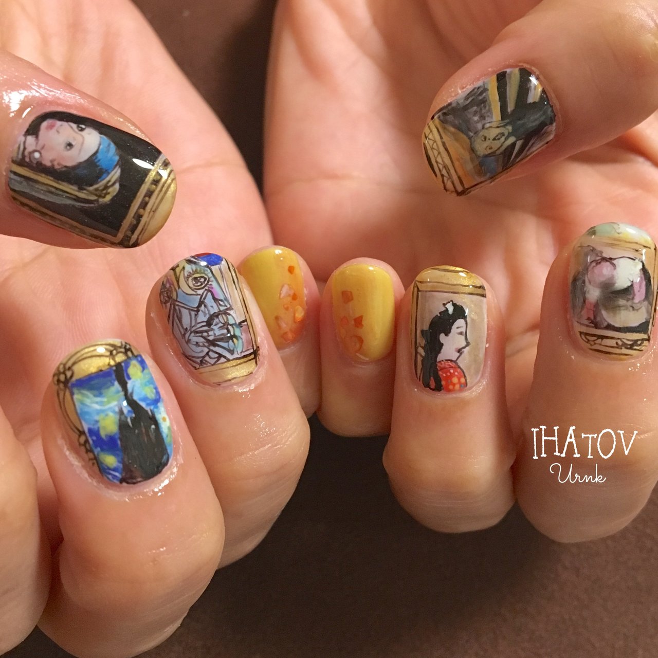 秋 旅行 ハンド アンティーク キャラクター Ihatov Nailarts のネイルデザイン No ネイルブック