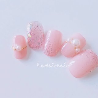 パール/ちゅるんのネイルデザイン｜ネイルブック