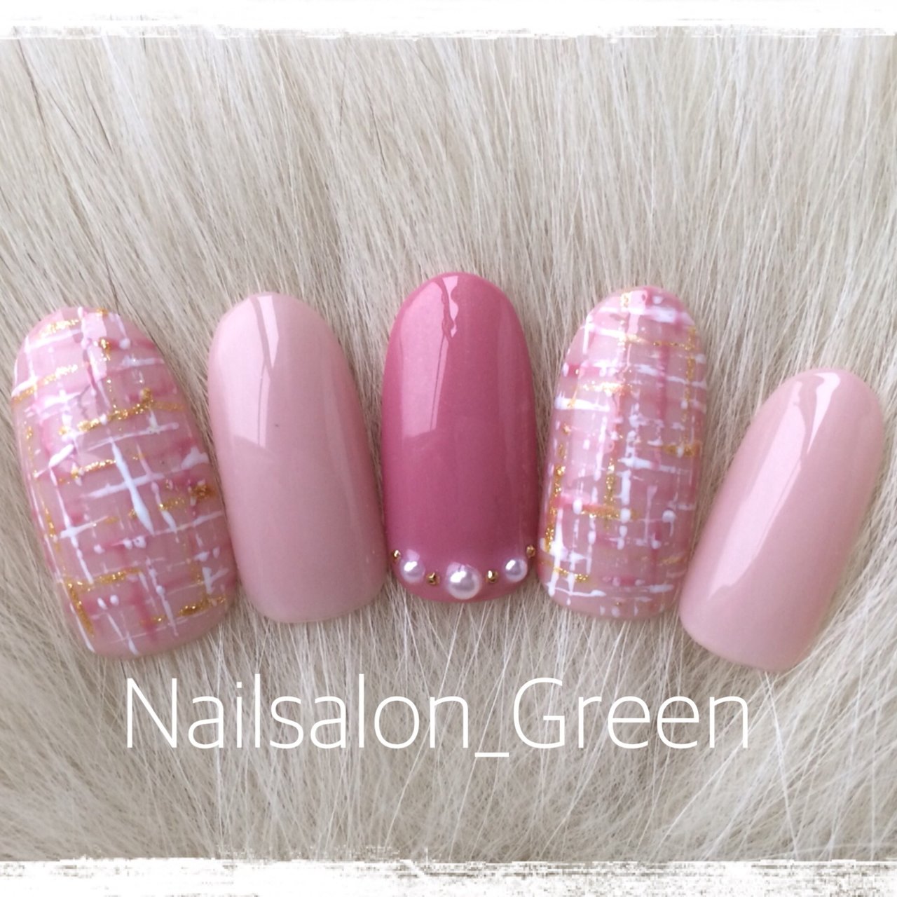 秋 冬 パーティー デート ハンド Nailsalon Greenのネイルデザイン No ネイルブック