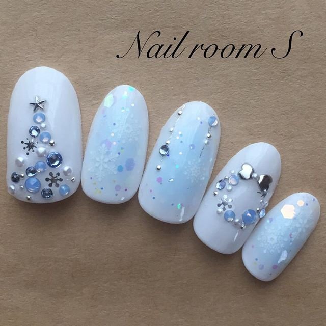 冬 クリスマス デート 女子会 ハンド ｎailroom ｓのネイルデザイン No ネイルブック