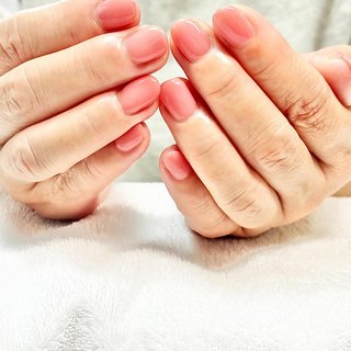 ワンカラー/#桃色ネイルのネイルデザイン｜ネイルブック