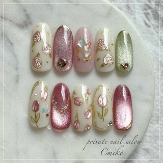 人気順｜マグネット/レッド/＃薔薇のネイルデザイン｜ネイルブック