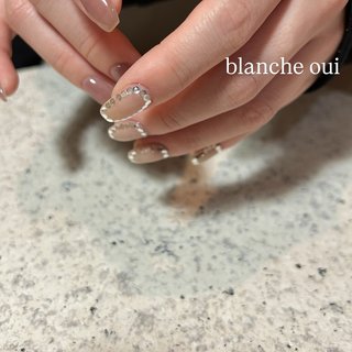 囲みホロのネイルデザイン｜ネイルブック