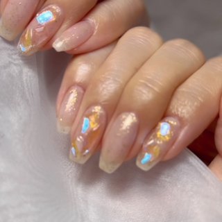 オーロラパーツネイルのネイルデザイン｜ネイルブック