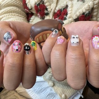 ジブリ ネイルパーツ トトロ （3D(エンボス/立体)/#トトロネイル