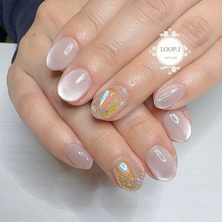 オーロラストーン✧︎ジェルネイルチップ