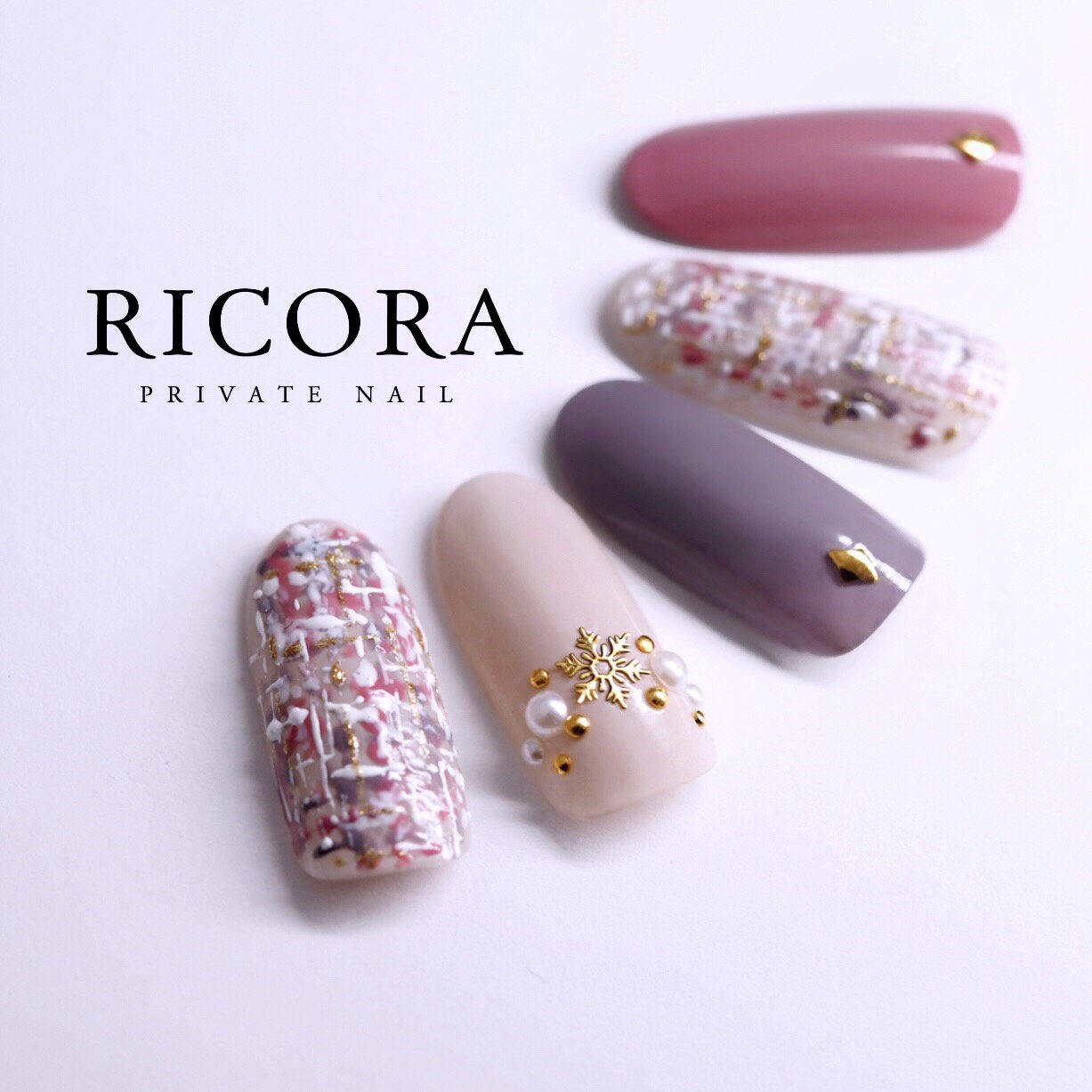 秋 冬 バレンタイン クリスマス ハンド Tunashima Nailのネイルデザイン No ネイルブック