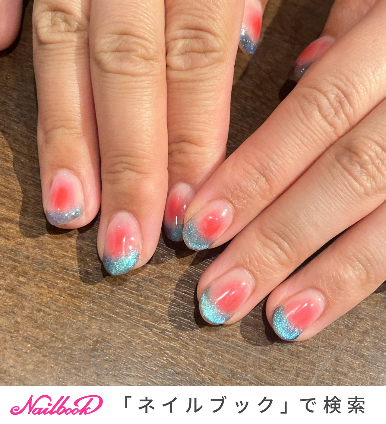 おすすめ順｜夏/#チークマグネットフレンチのネイルデザイン｜ネイルブック