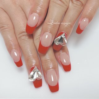 #ネイル#ネイルデザイン#ネイルアート#フレンチ#フレンチネイル #フレンチネイルデザイン #赤 #赤ネイル #赤フレンチ #ハート#ハートネイル #ハートストーン #ビジュー#ビジューネイル#ハートビジュー #春#春ネイル#春ネイルデザイン#春デザイン#春カラー#桜#3月ネイル #4月ネイル #オフィスネイル #キラキラ #キラキラネイル #ハンド #ハンドネイル #大府市#大府市ネイル#大府市ネイルサロン#大府#大府ネイル#大府ネイルサロン#豊明#刈谷#安城#知立#東浦#東海市#天白#緑区#名古屋#三河ネイル #三河ネイルサロン #春 #入学式 #オフィス #女子会 #ハンド #フレンチ #ビジュー #大人 #キラキラ #韓国 #ミディアム #スクエア #レッド #シルバー #ビビッド #ジェルネイル #お客様 #ネイルサロンmignon〜ミニョン〜 #ネイルブック