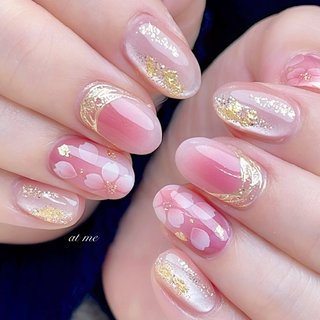 チーク/マグネット/桜のネイルデザイン｜ネイルブック
