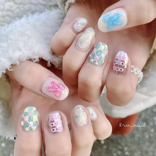 おすすめ順｜個性派ネイル(個性派)/＃落書きネイルのネイルデザイン