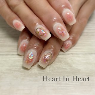 おすすめ順｜チーク/#コーラルピンクのネイルデザイン｜ネイルブック