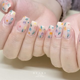 colorful🌷 
#カラフルネイル #カラフル #チューリップネイル #ニュアンス #ニュアンスネイル #ちゅるん #チューリップ #かわいいネイル #ポップネイル #スクエアネイル #新宿ネイル #新宿ニュアンスネイル #春 #春ネイル #春ネイルデザイン #春パステル #春ニュアンスネイル #新宿三丁目ネイル #新宿プライベートネイルサロン #新宿ネイルサロン #新宿3丁目ネイルサロン #新宿パラジェル #新宿三丁目 #新宿三丁目ネイルサロン #新宿御苑前 #新宿 #新宿御苑 #春 #オフィス #デート #女子会 #ハンド #フラワー #水滴 #大人 #ちゅるん #ぷっくり #ロング #スクエア #ピンク #イエロー #水色 #ジェルネイル #お客様 #dears-shinjuku-yuka #ネイルブック