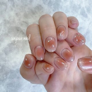 グラデーション/ワンホン/オレンジのネイルデザイン｜ネイルブック