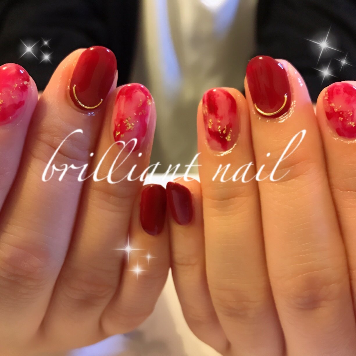 秋 冬 パーティー 女子会 ハンド Brilliantnailのネイルデザイン No ネイルブック