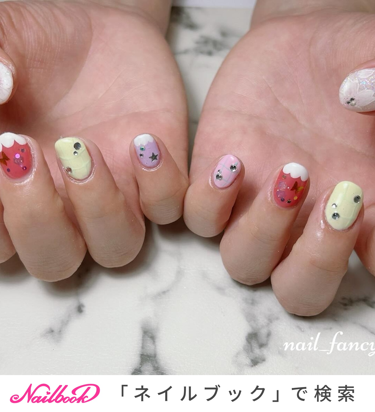 ももクロのネイルデザイン｜ネイルブック