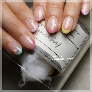 34］ネイルチップ ホロフラワー マグネットネイル ホログラム 花