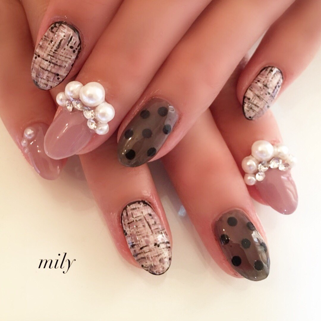 秋 冬 パーティー 女子会 ハンド Mily Nailのネイルデザイン No ネイルブック