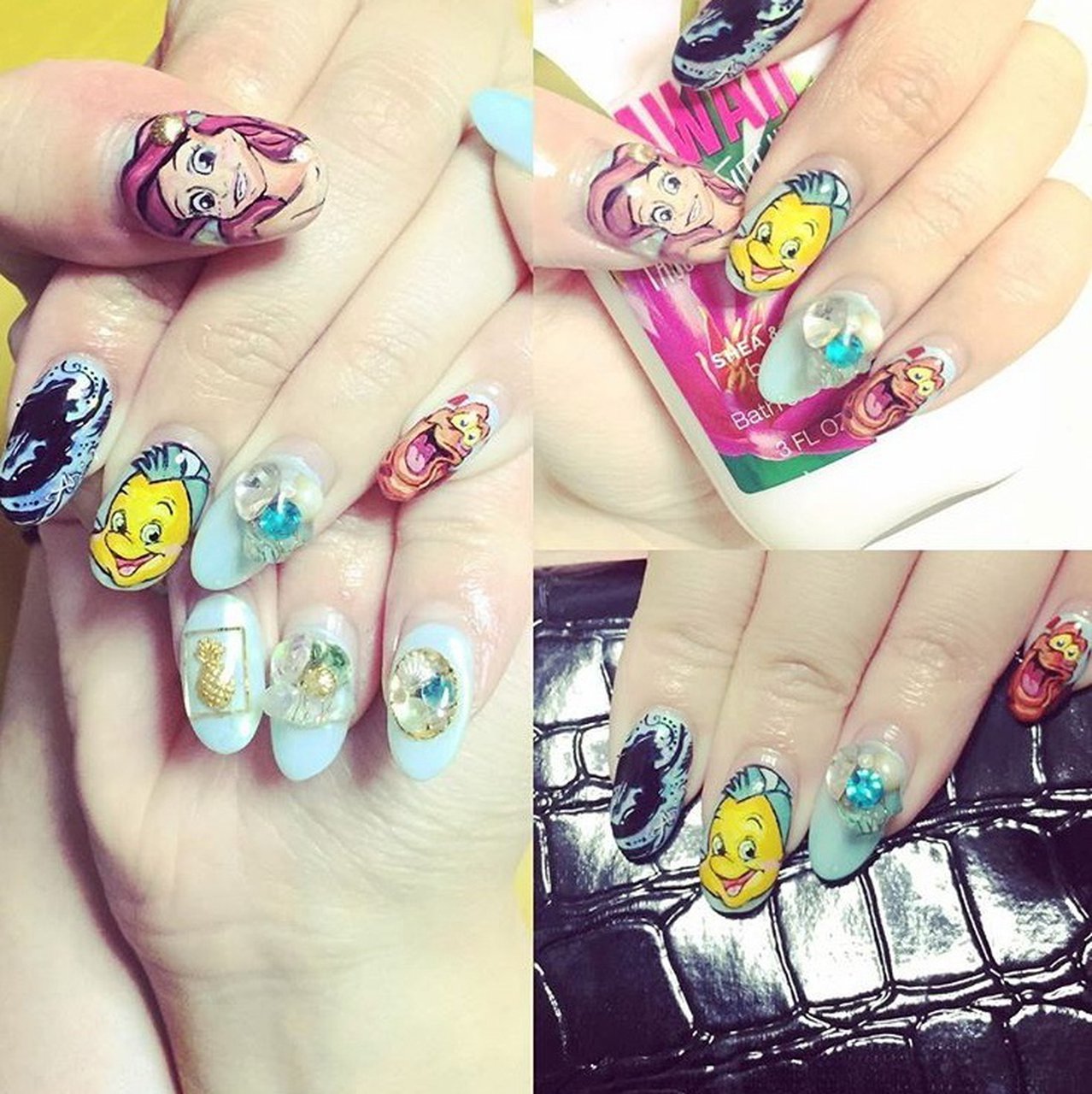 痛ネイル キャラクター ジェルネイル Namihoのネイルデザイン No ネイルブック