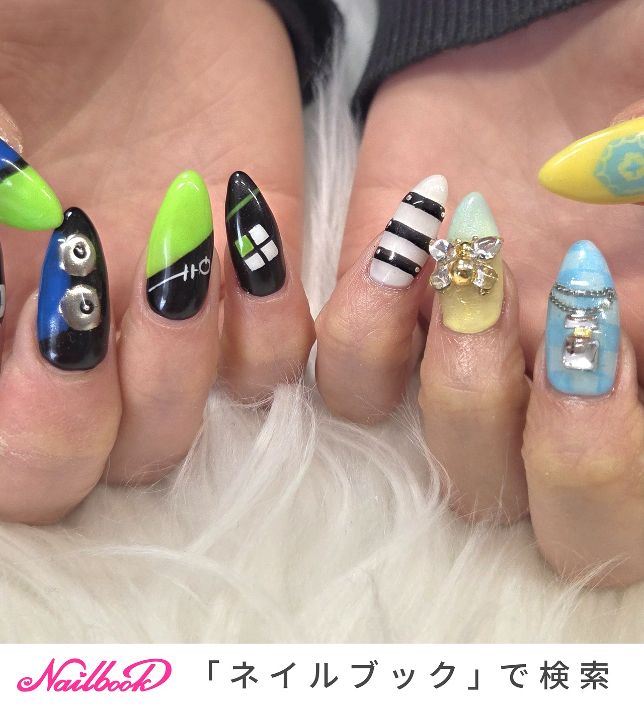 推し活/ハンド/概念ネイル/ミディアム/ポイント - nb17168db1c9c1の