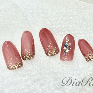 ニュアンスネイルシェルミラーワンホン