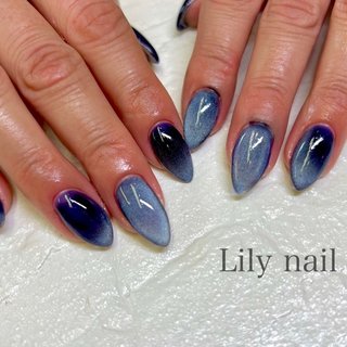 ネイルチップ オーダー ネイビー マグネット フレンチ キルティング サブカル ネイルチップ オーダー ネイビー マグネット フレンチ キルティング