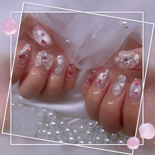 バレンタイン/#ワンホンネイルのネイルデザイン｜ネイルブック