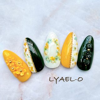 春/ホログラム/マグネット/桜/ホワイト - nailsalon LYAEL-Oの