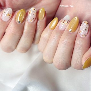 イエロー(黄)/マグネットネイルのネイルデザイン｜ネイルブック