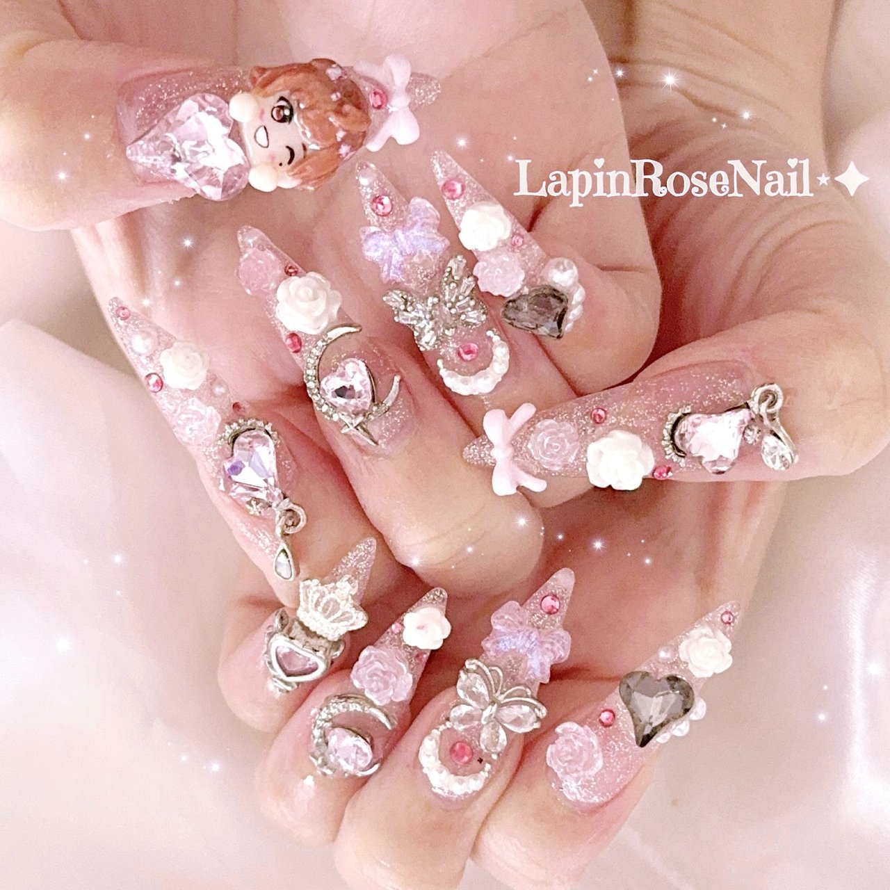 推し活/シンプル/痛ネイル/ワンホン/韓国 - ▷◁*.゜𝐍𝐚𝐡𝐨 ♡の