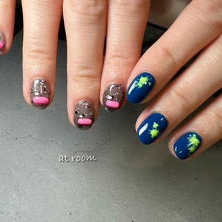 スプラトゥーンのネイルデザイン｜ネイルブック