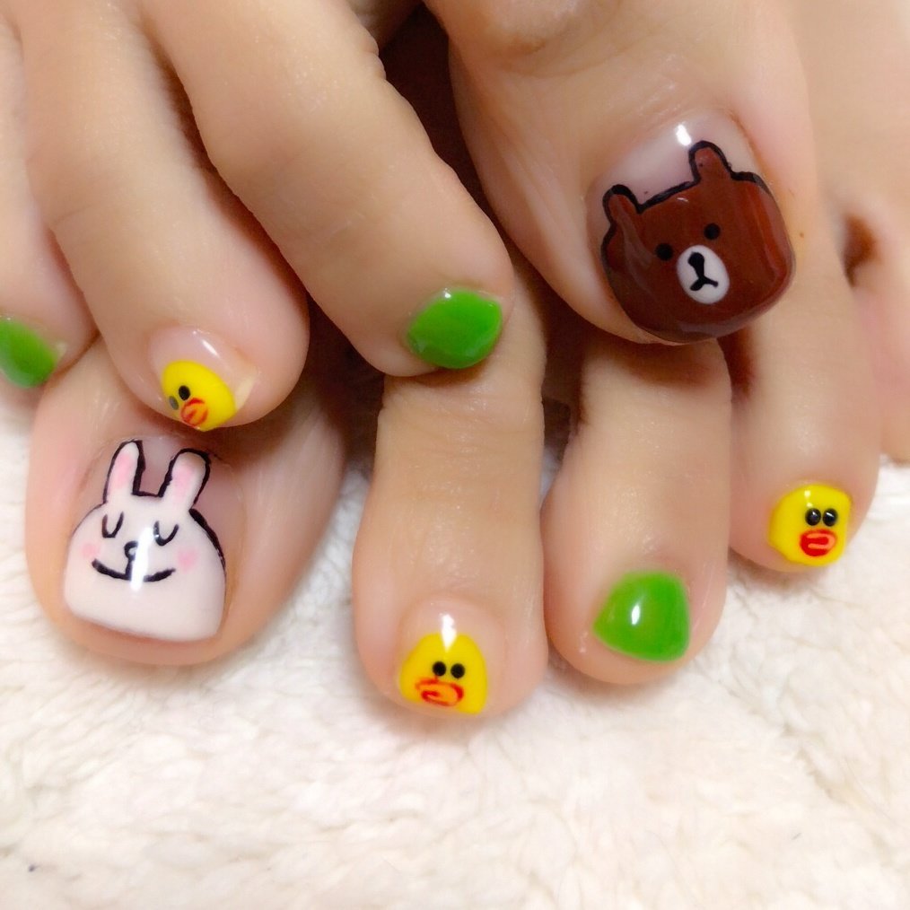 オールシーズン 旅行 ライブ 女子会 フット K Nailのネイルデザイン No ネイルブック