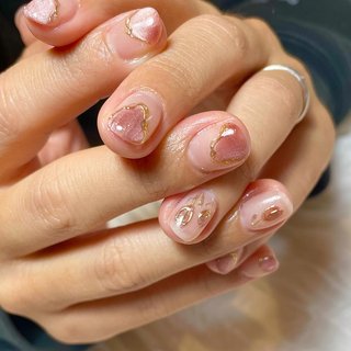 サイズオーダー】ネイルチップ マグネットネイル チューリップ お洒落 