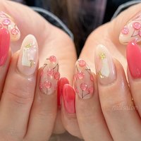 さくらんぼネイル