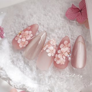人気順｜マット/桜のネイルデザイン(2ページ目)｜ネイルブック