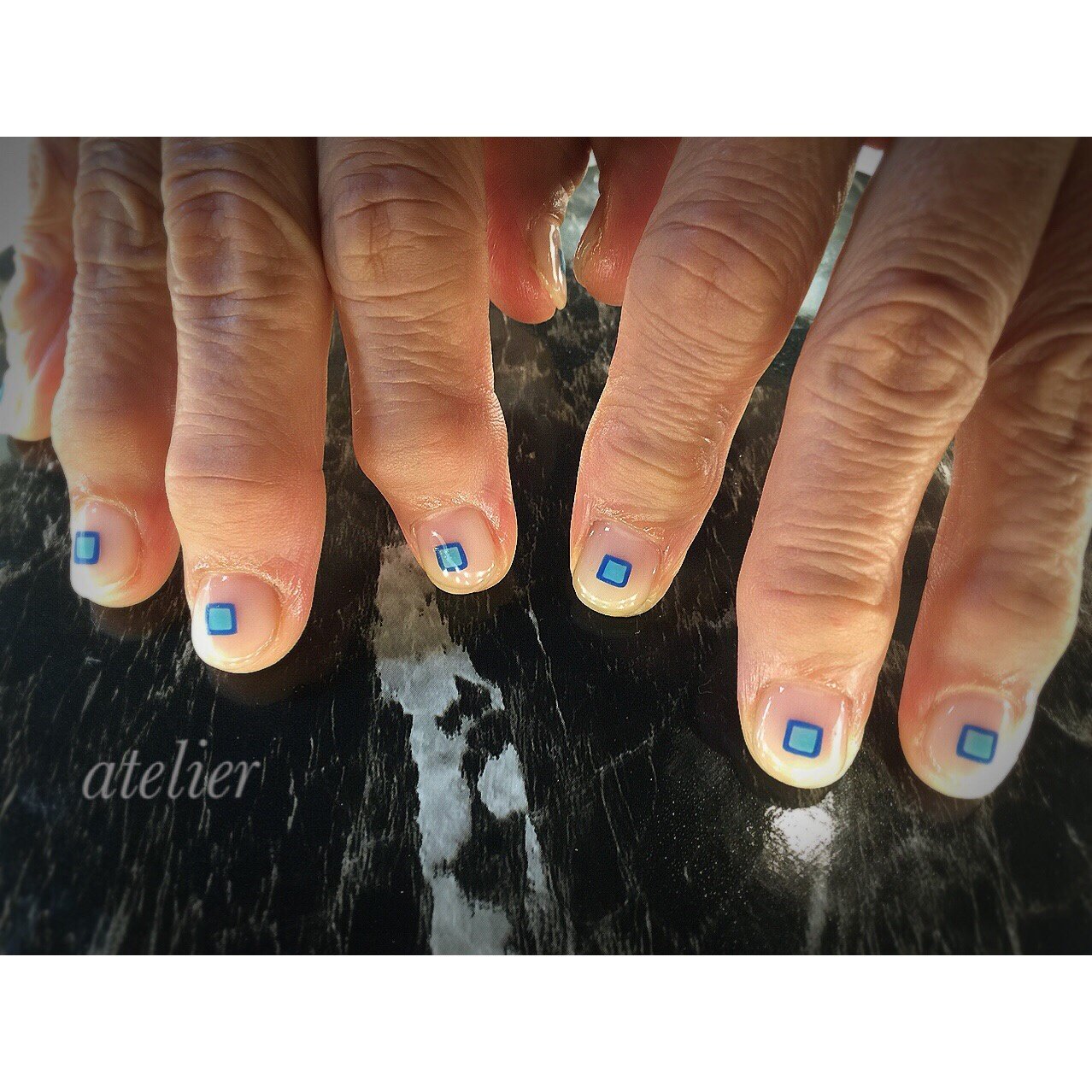 オールシーズン パーティー ハンド ショート クリア Atelier Osakaのネイルデザイン No ネイルブック