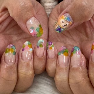 人気順｜#カラフルハピネスのネイルデザイン｜ネイルブック