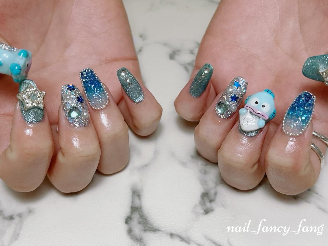 パーティー/女子会/推し活/ハンド/概念ネイル - nail_fancy_fangの