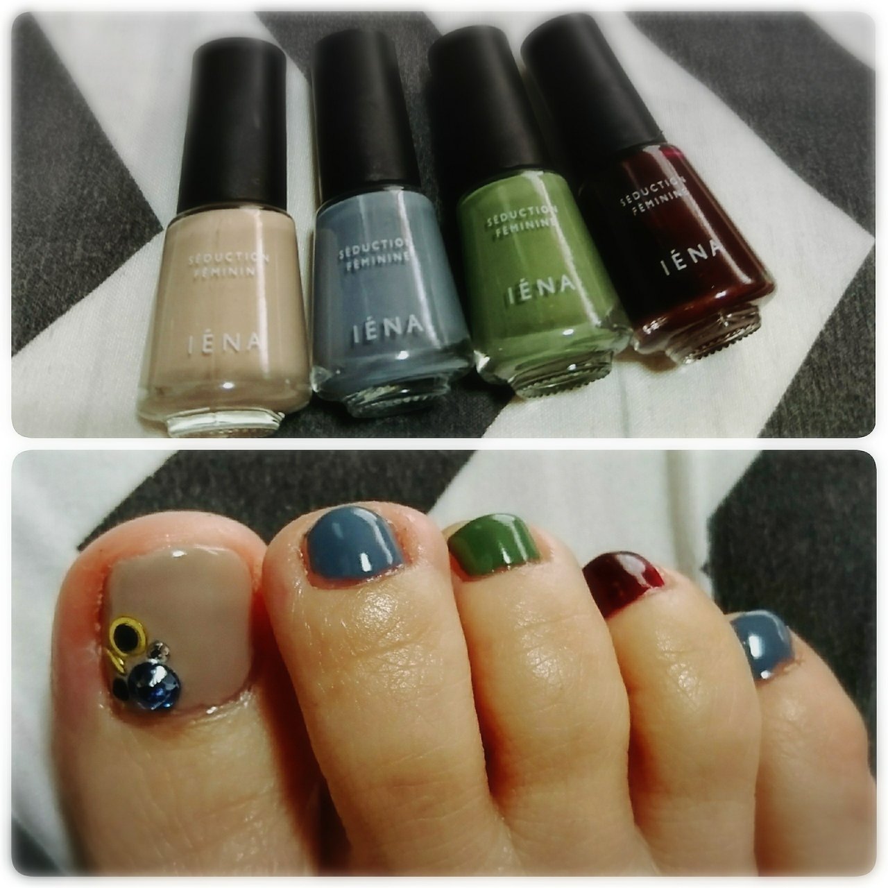 秋 冬 フット シンプル ショート はる のネイルデザイン No ネイルブック