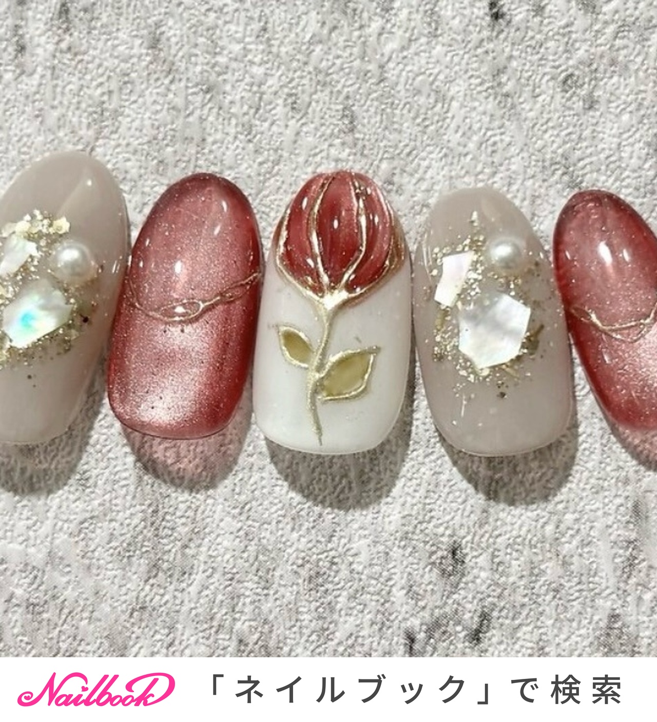 人気順｜チューリップネイルのネイルデザイン(4ページ目)｜ネイルブック