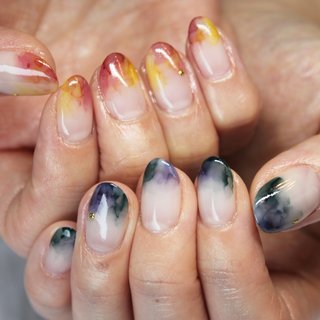 青ネイルのネイルデザイン｜ネイルブック